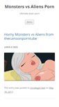 Mobile Screenshot of monstersvsaliensporn.com